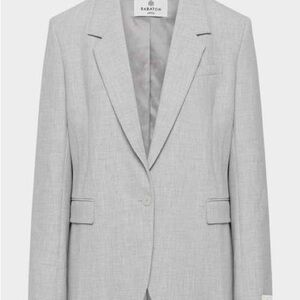 Babaton Producer Blazer in Heather Chrome